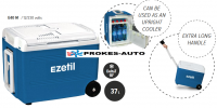 Autochladnička Ezetil E40M 12/230V 37L rollcoller dT18°C s kolieskami 776240