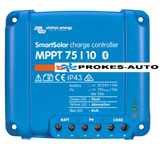 Victron Energy SmartSolar MPPT SMART solárny regulátor 12/24V 10A 75V s Bluetooth SCC075010060R