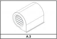Autoclima náhradný diel A.3 evaporator electric fan FC83M-3033/4 - 20220256