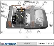 Autoclima náhradný diel A.5 Control Board COOL / HEAT 20235195