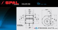 SPAL ventilátor 12V výparníkové radiálne 010-A70-74D / 006-A22-26D