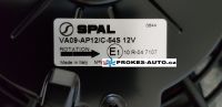 Ventilátor SPAL VA09-AP12/C-54S 12V / 280mm / tlačný