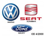 Rozširovacia sada pre VW, Ford, Seat VW T4 / D3WZ VW Sharan PROKES-AUTO