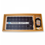 Sada flexibilných solárnych panelov 2 x 110W / 12 alebo 24V vr. regulátora s pripojením bluetooth Skyled