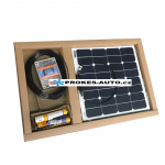 Sada flexibilných solárnych panelov 2x 55W / 12 alebo 24V vr. regulátora s pripojením bluetooth Skyled