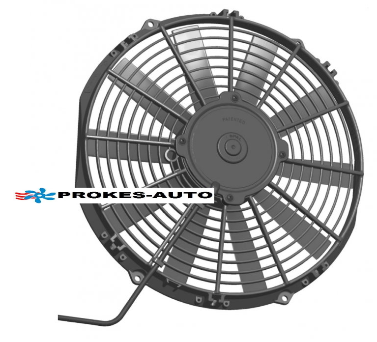 Axiálny ventilátor klimatizácia 12V 305mm Spal / Dirna tlačný VA10-AP50/C-25S / 30101505 Dirna / SPAL