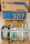 Kompresor 24V Sanden SD7H15 4271, 7866, 8017, 8236 OEM 240101251 / 8862020000700