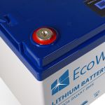 LiFePO4 batéria Ultimatron EcoWatt LiFePO4 12,8V 100Ah 1280Wh s integrovanou BMS a displejom ECO-12V-100AH