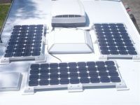 Súprava 2 ks držiakov solárnych panelov pre obytný automobil / karavan SOLARA