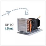 Vitrifrigo SLIM 150 12/24V 140 litrov, externá chladiaca jednotka pripojená bez rýchlospojek