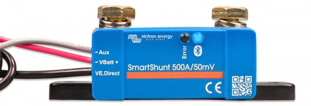 Victron Energy SMARTShunt 500A/50mV IP65 sledovač stavu batérie s Bluetooth