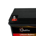OLALITIO Litiová batéria LiFePO4 Smart BMS 12,8V/100Ah 1280Wh Bluetooth OLA-12-100 pre karavany a obytné vozidlá
