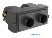 SiROCO vodné kúrenie TENERE II D -2D 55mm / 2-rýchlostný tichý ventilátor 12V / 4,2kW
