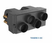 SiROCO vodné kúrenie TENERE II D -4D 55mm / 2-rýchlostný tichý ventilátor 12V / 4,2kW